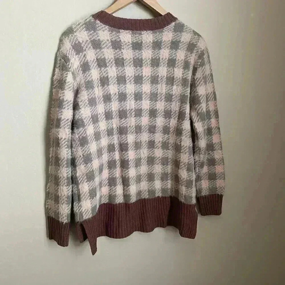 SUSINA Buffalo Checkered Print Pullover Sweater - Picture 4 of 8